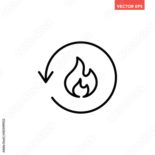 lack single metabolism line icon, simple organism reaction conversion symbol flat design pictogram vector for app logo ads web webpage button ui ux interface elements isolated on white background