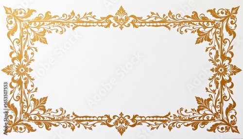 papel picado banner with gold accents rendered as a intricate watercolor on a clean white background, not filling the frame.