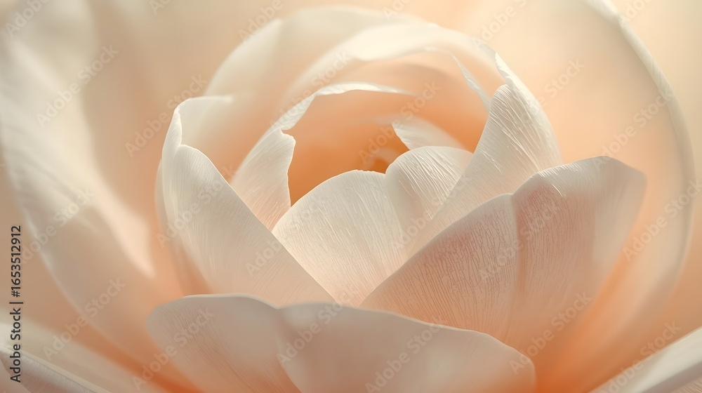 Soft closeup of a delicate pale peach tulip blossom with smooth petals and gentle natural lighting, creating a dreamy floral atmosphere. Soft closeup of a delicate pale peach tulip blossom with smooth petals and gentle natural lighting, creating a dreamy floral atmosphere.
