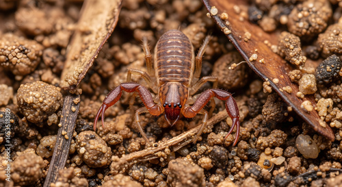 scorpion on the ground