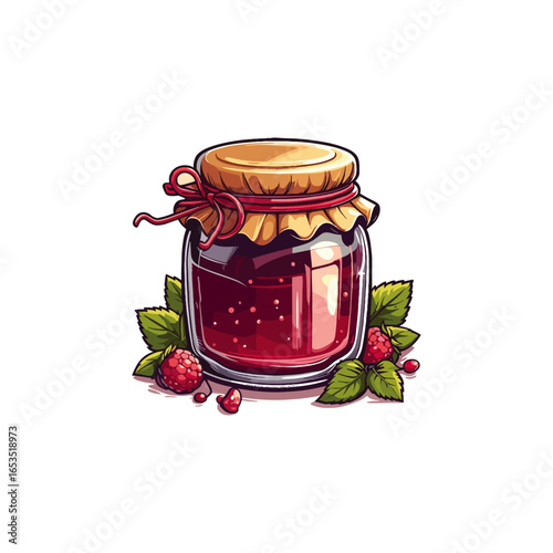 Jar of Raspberry Jam