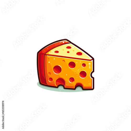 Wedge of Swiss Cheese
