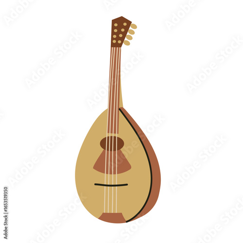 Mandolin icon clipart avatar logotype isolated illustration