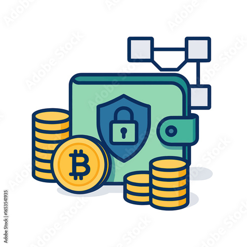 Secure Digital Wallet with Bitcoin and Blockchain Technology.