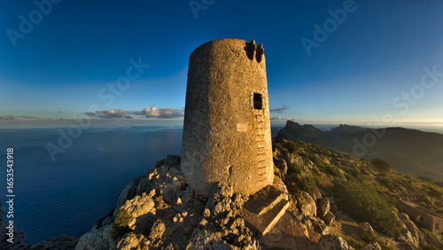 Albercutx Watchtower in Mallorca, Spain