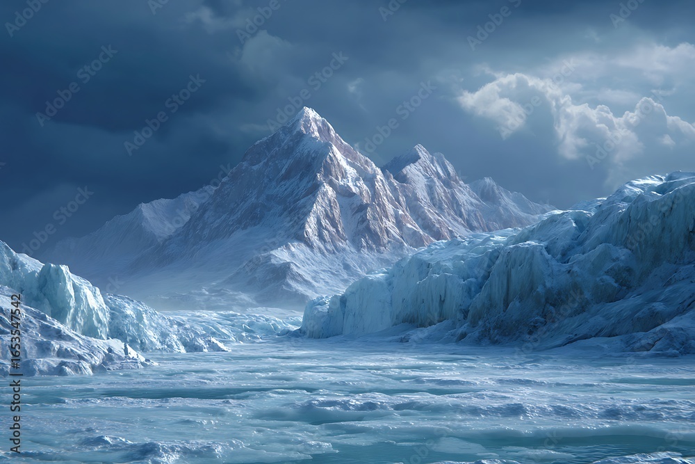 custom made wallpaper toronto digitalSnow covered mountains in winter