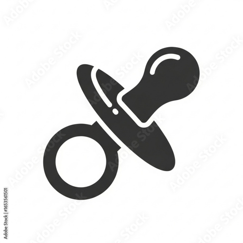 Baby pacifier isolated on white background