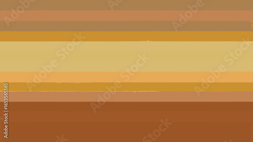 Warm, horizontal striped background featuring an earthen color palette of browns, beige, and terracotta. Seamless, abstract color block pattern perfect for grounding and natural themes.