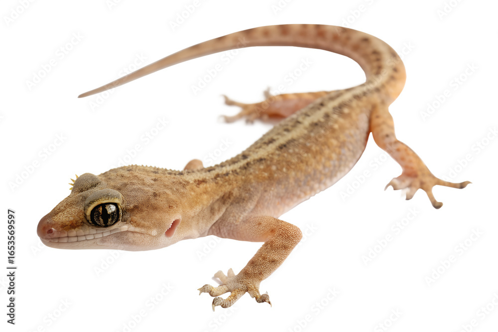 Fototapeta premium lizard isolated on white background
