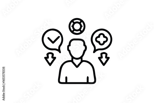 social media icons people love symbol couple sign vector business icon