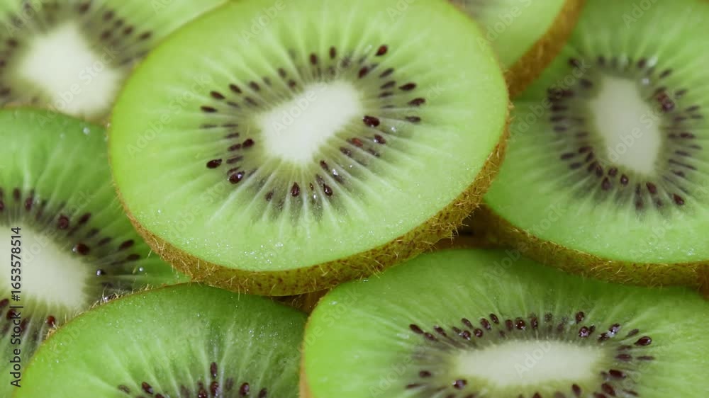 Close-up of sliced kiwi Close-up of sliced kiwi