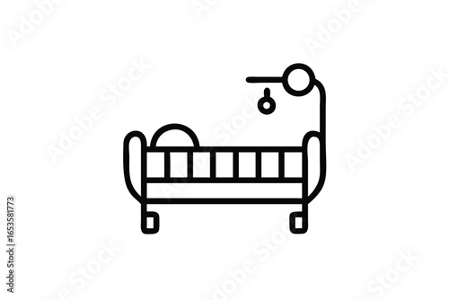 bad wood set vector room design icon