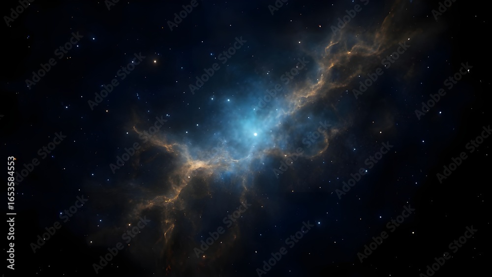 Fototapeta premium Space stars and Nabula