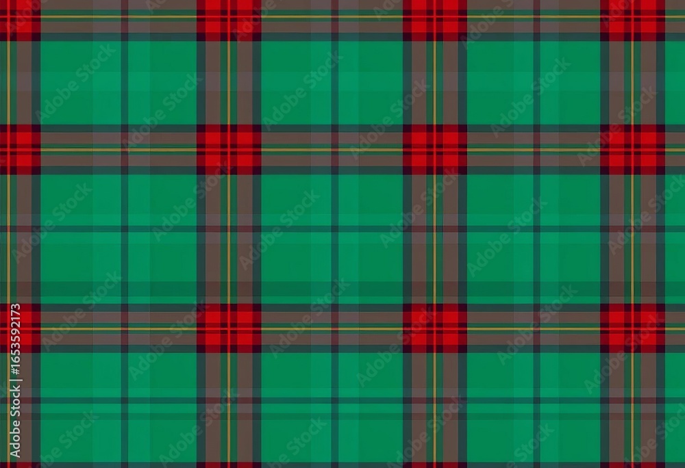 Fototapeta premium Seamless tartan plaid pattern in vector format, ideal for textile, wrapping paper, and web design, clan, scottish
