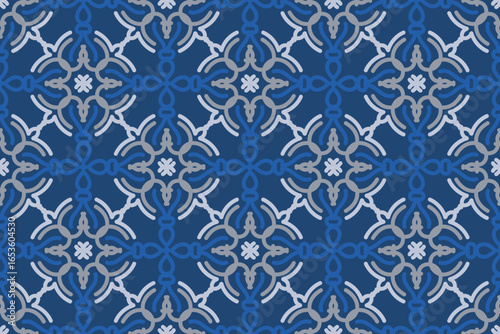 blue seamless pattern for fabric