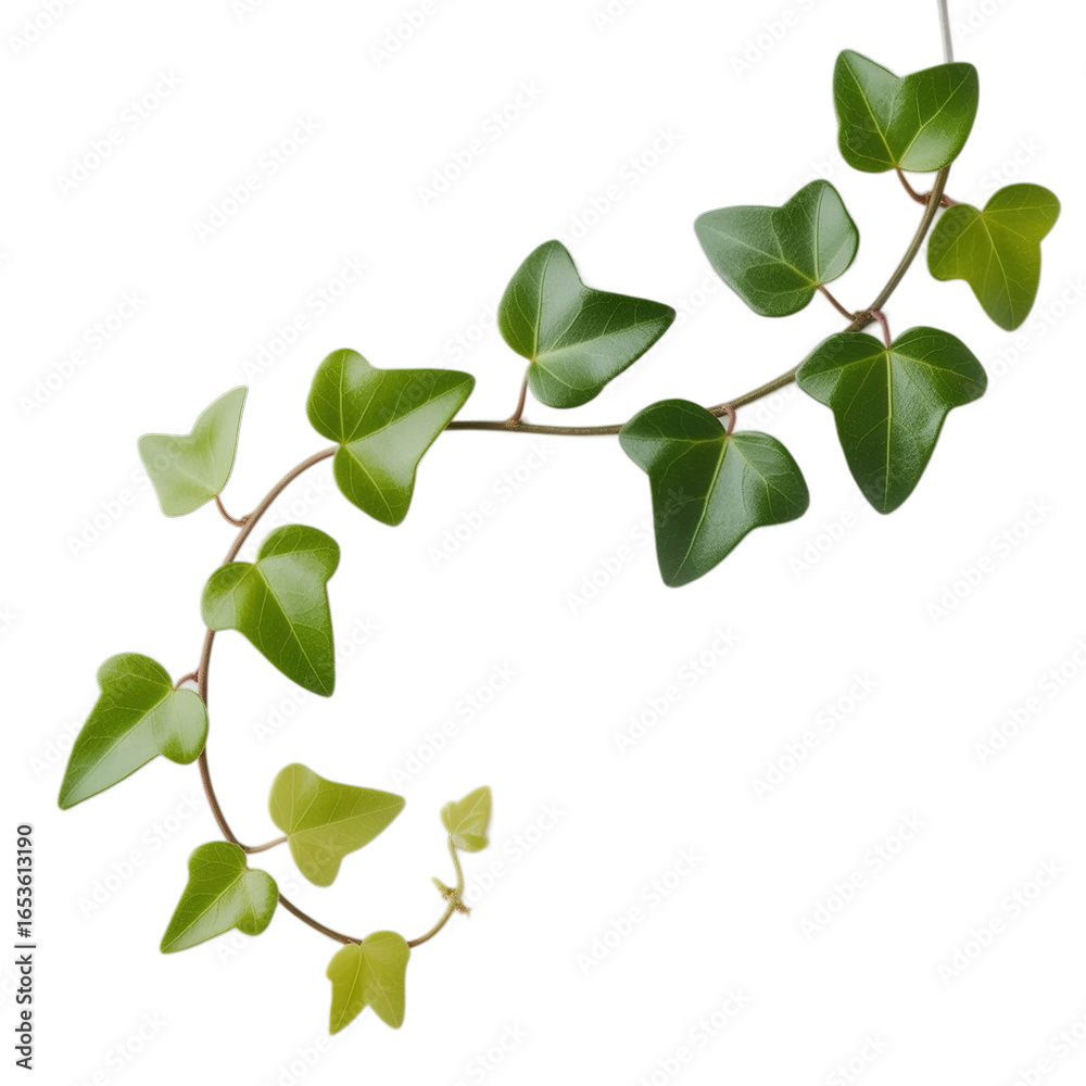 Obraz premium Fresh Ivy Vine in isolated white