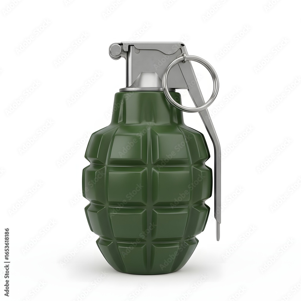 Fototapeta premium Hand Grenade Illustration Military Weapon