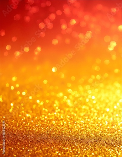 A vibrant red and gold background adorned with twinkling fairy lights, creating a warm and festive atmosphere perfect for celebrations or events.