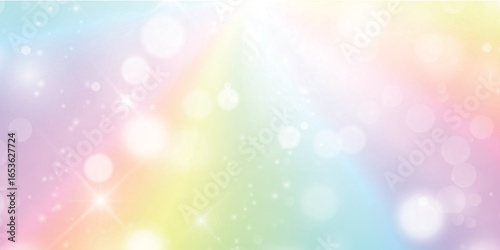 カラフル　光　風景　春　背景