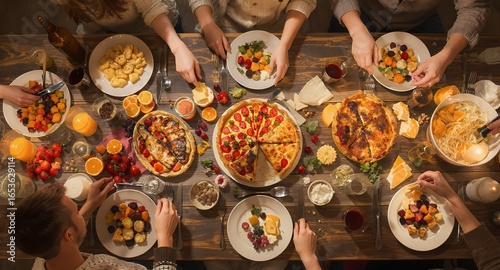 Delicious Food, Festive Gathering A Feast for the Senses