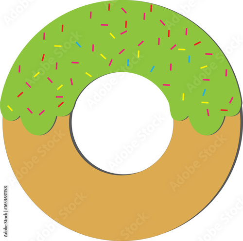 Donut color Green