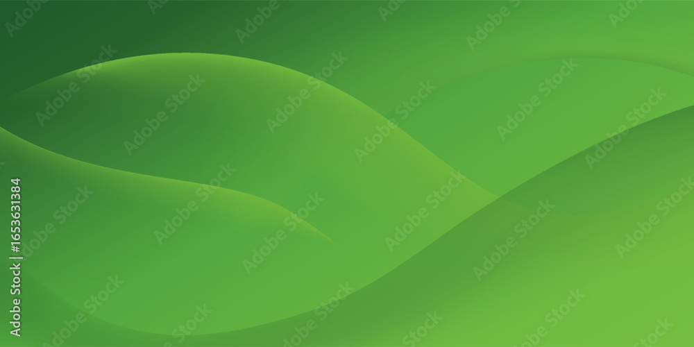 Fototapeta premium Abstract green wavy background. modern vector illustration eps 10