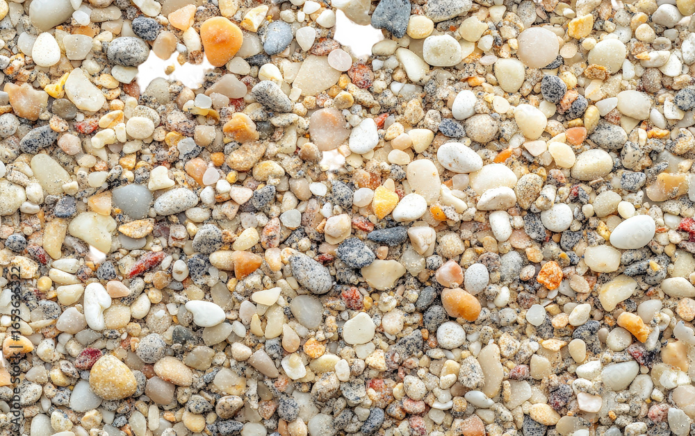 Closeup texture of colorful sand and small pebbles isolated on transparent background Closeup texture of colorful sand and small pebbles isolated on transparent background
