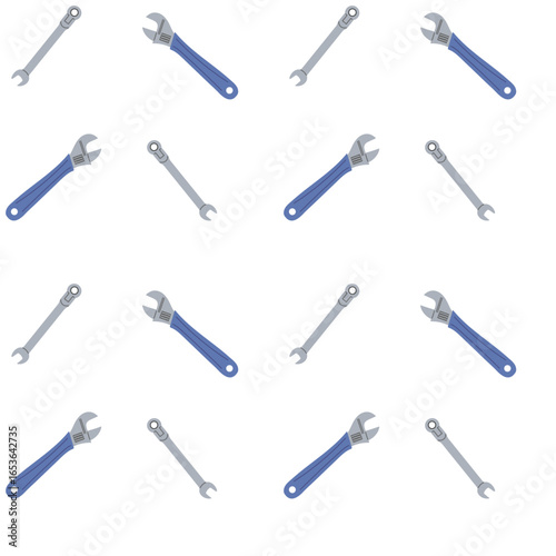 Diverse collection of tools arranged in a pattern on a light background for design inspiration