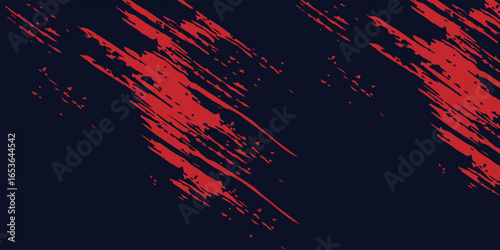 Red halftone dots blue color pattern gradient grunge texture background.