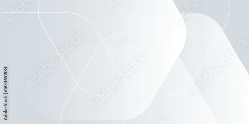 White background abstract art vector illustration with hexagon shape. background abstract modern design eps10