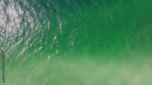 Water flowing off Florida's gulf coast