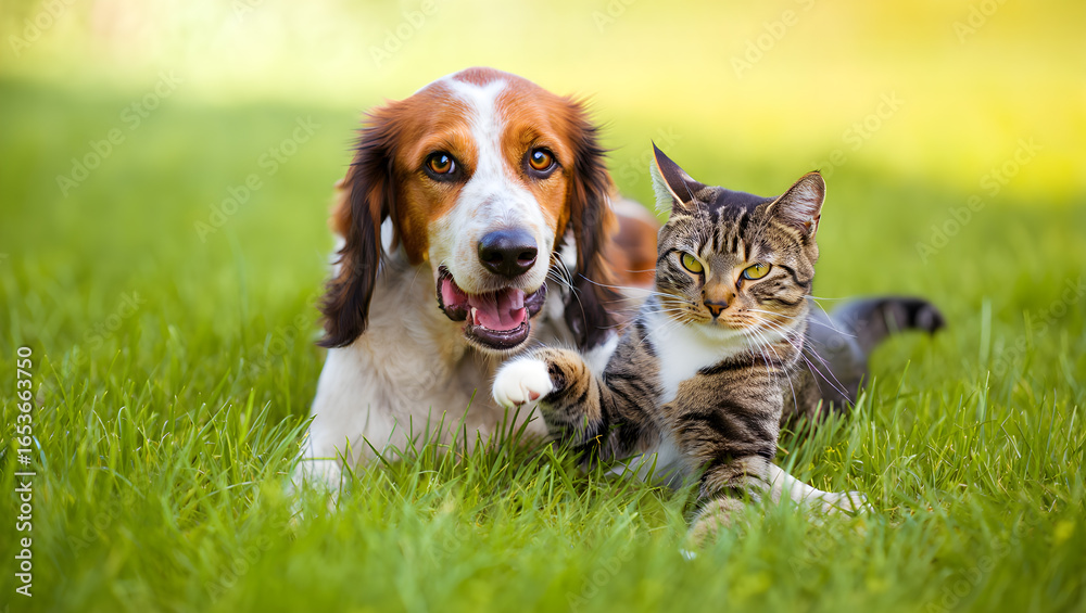 Dog and Cat Friends Dog and Cat Friends