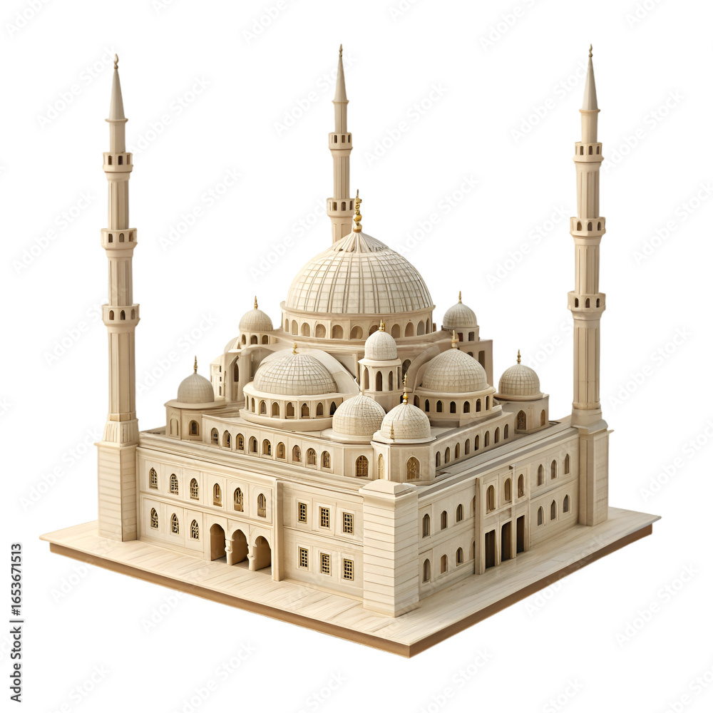 Obraz premium mosque in abu dhabi