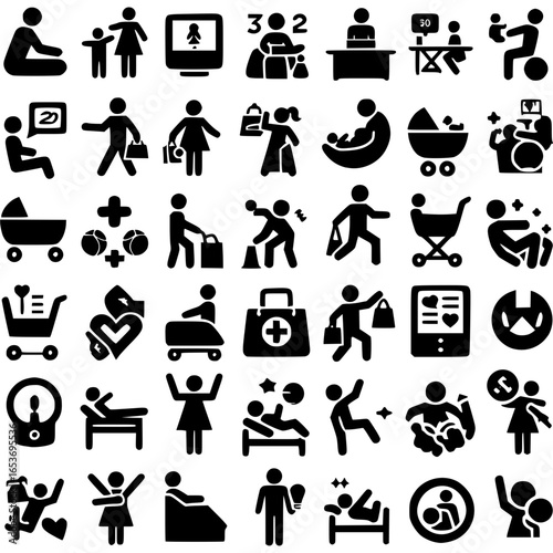 Menschen in Bewegung – Minimalistische Icons des Alltags - 4