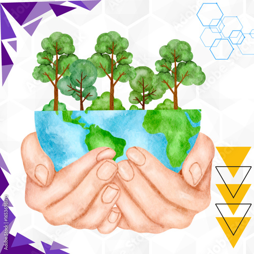 Hands  Environmental Conservation Concept