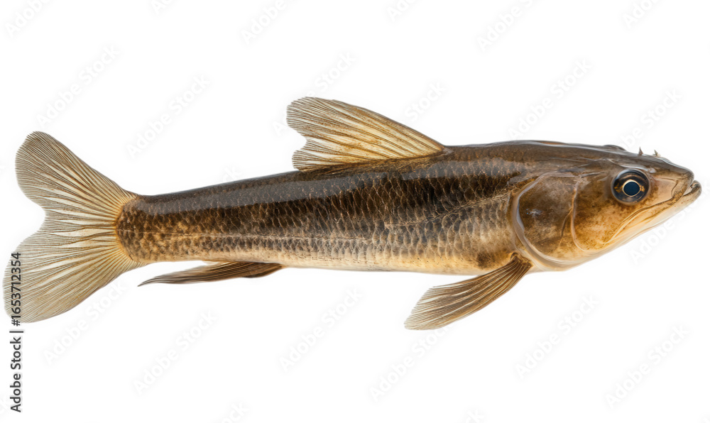 Naklejka premium Small fish isolated on transparent background