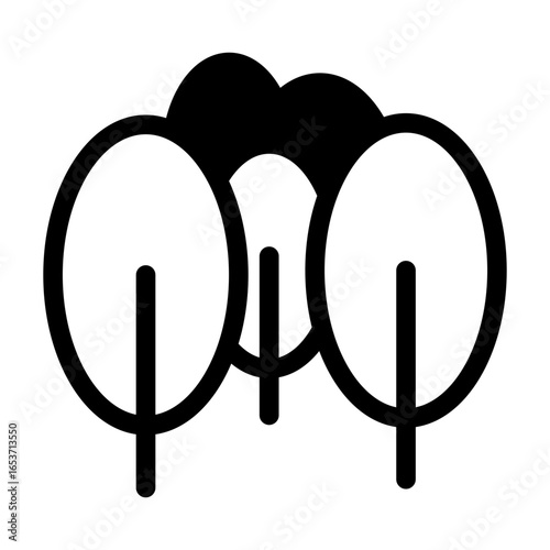 Forest Icon Vector From Camping and Adventure Set