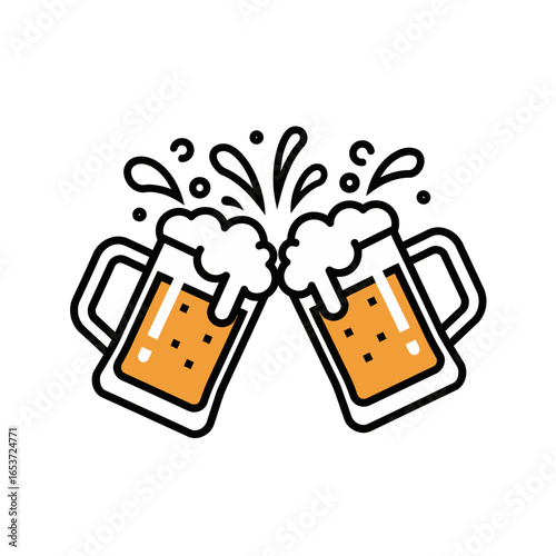 Tall Beer Glass (Pilsner Style)