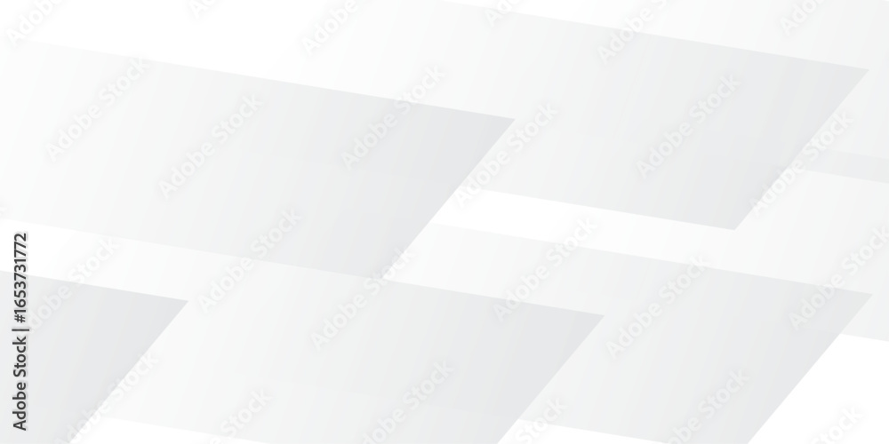 Fototapeta premium White and Grey Futuristic Geometric Abstract Technology Background Featuring Minimal Patterns and Modern Shapes for Digital Artwork, Corporate Posters, Banners, and Professional Design Templates