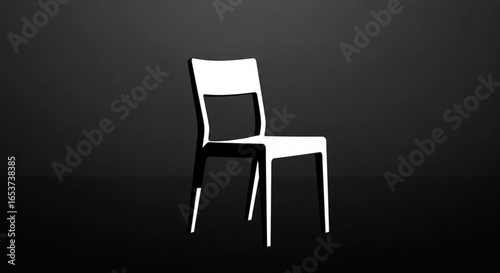 Modern white chair design furniture seating for dining room or office simple elegant style home decor 100 chars