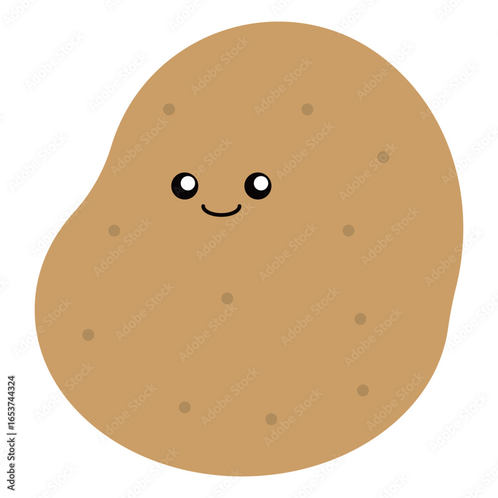 Fototapeta premium じゃがいも キャラクター イラスト かわいい