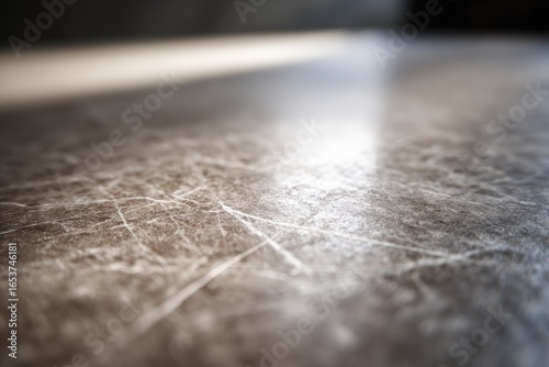 Close-up view of a textured countertop
