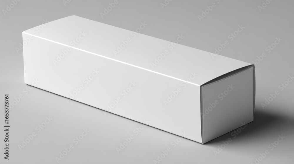 Naklejka premium Toothpaste Box. White Cardboard Packaging for Product Design