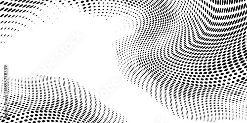 Retro Grunge Halftone Gradient Background with Grit Noise & Comic Overlay