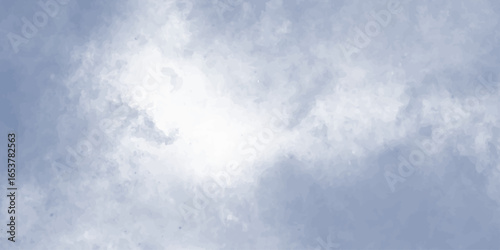 cloudy sky with color and white clouds filling the frame in an artistic watercolor painting style clouds background.	