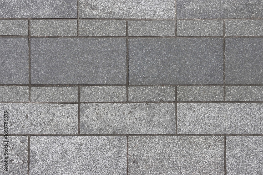 Obraz premium Stone block sidewalk texture background