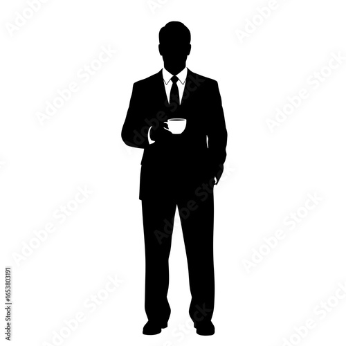 business man silhouette