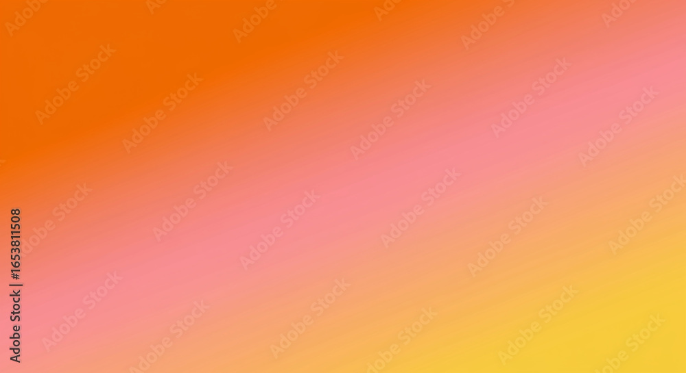 Obraz premium Vibrant Orange to Yellow Gradient with Pink Hue Transition background