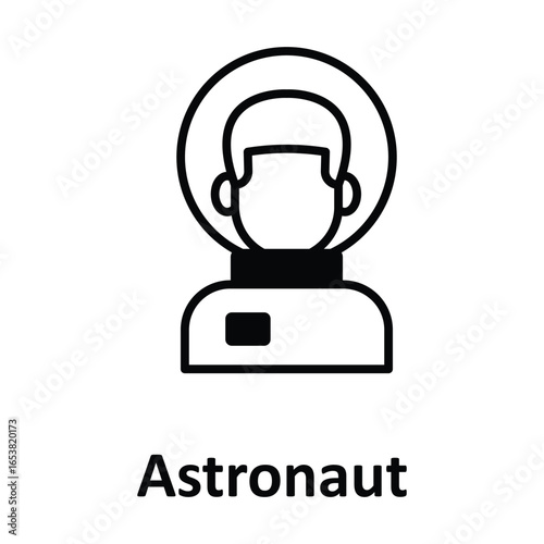 Astronaut  Vector icon which can easily modify or edit