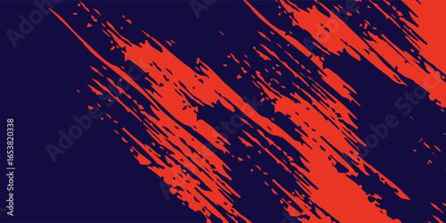 Abstract speed lines style orange color halftone banner design template. vector pattern design eps10
